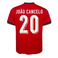Camiseta Portugal Joao Cancelo #20 Primera Equipación Replica Eurocopa 2024 mangas cortas